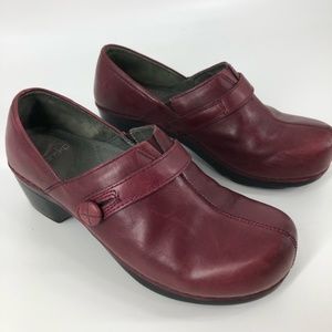 Burgundy Dansko Solstice Clogs